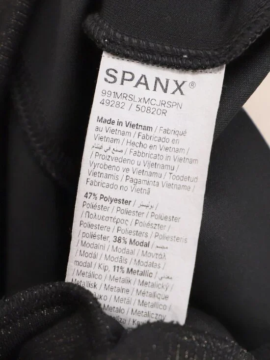 SPANX AirEssentials Half Zip Oversized Fit Top in Very Black Size 3X - Picture 8 of 8